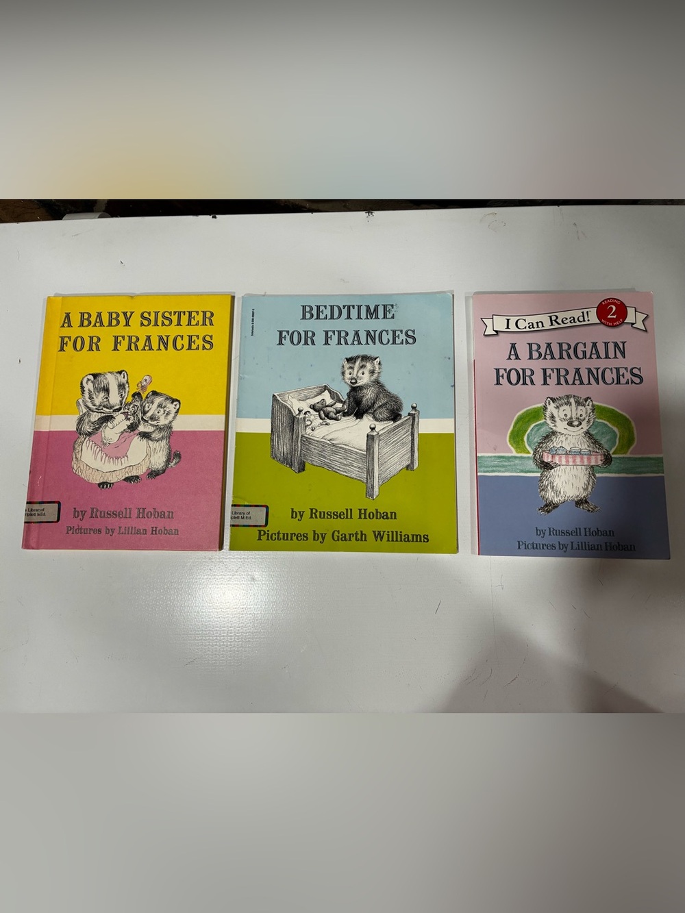 Set of 3 Frances the Badger Books